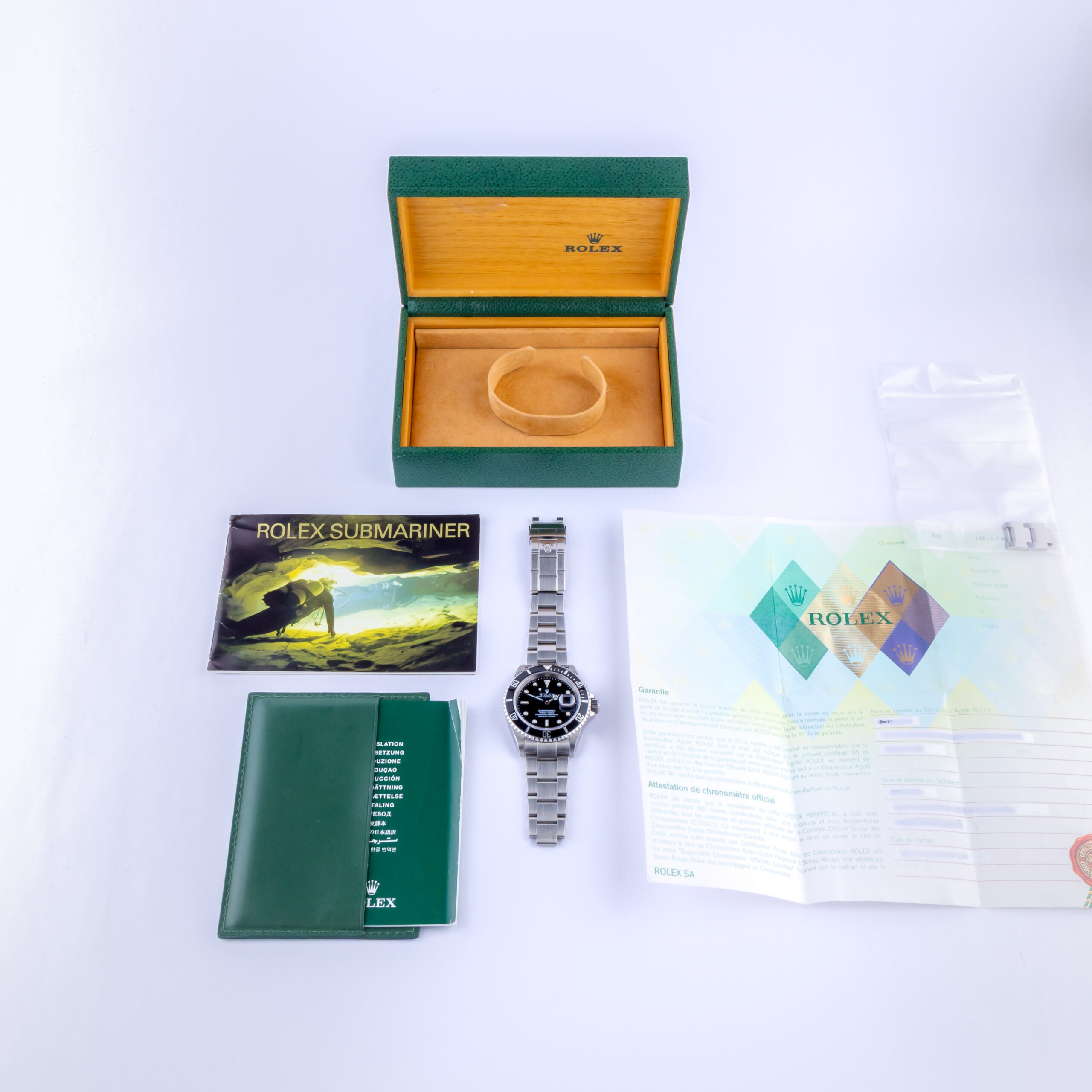 Rolex Submariner Date Black 16610 2005 (Volledige Set) 8 rolex-submariner-16610-23