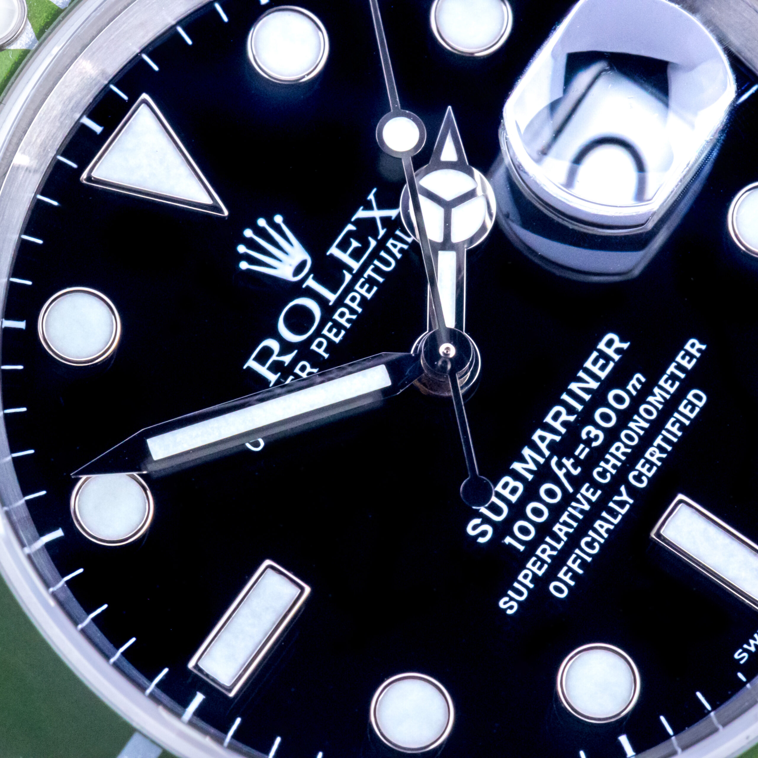 Rolex Submariner "Kermit" Flat 4 16610LV 2005 (Full Set) 2 rolex-submariner-16610lv-5