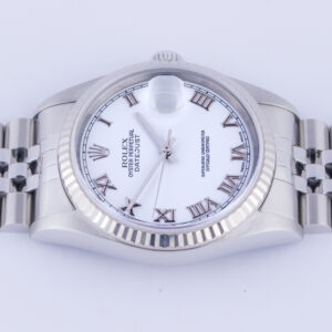 Rolex Oyster Perpetual Datejust White Roman 16234 1997 (Vollständiger Satz) 13 rolex-datejust-16234-108