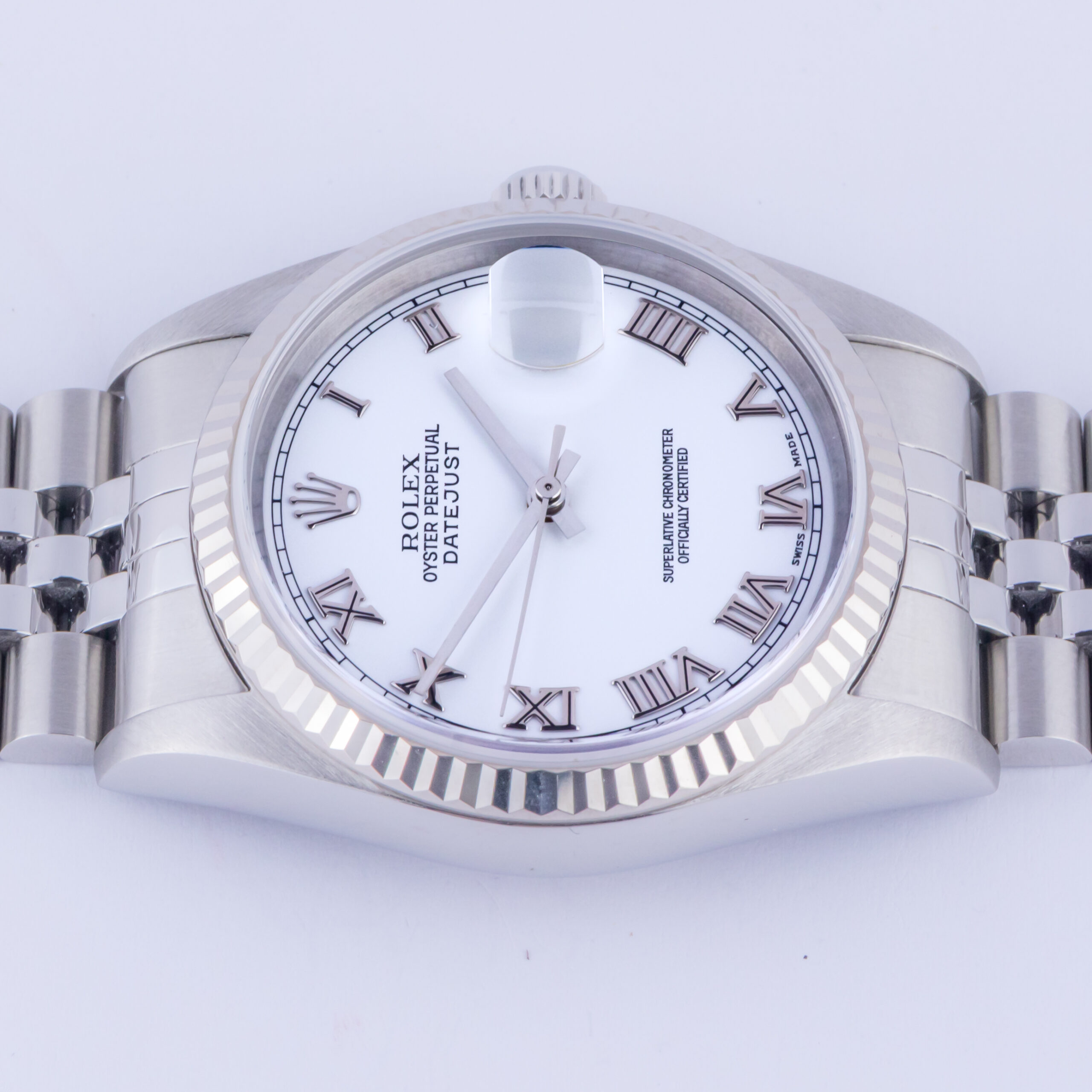 Rolex Oyster Perpetual Datejust White Roman 16234 1997 (Vollständiger Satz) 6 rolex-datejust-16234-108
