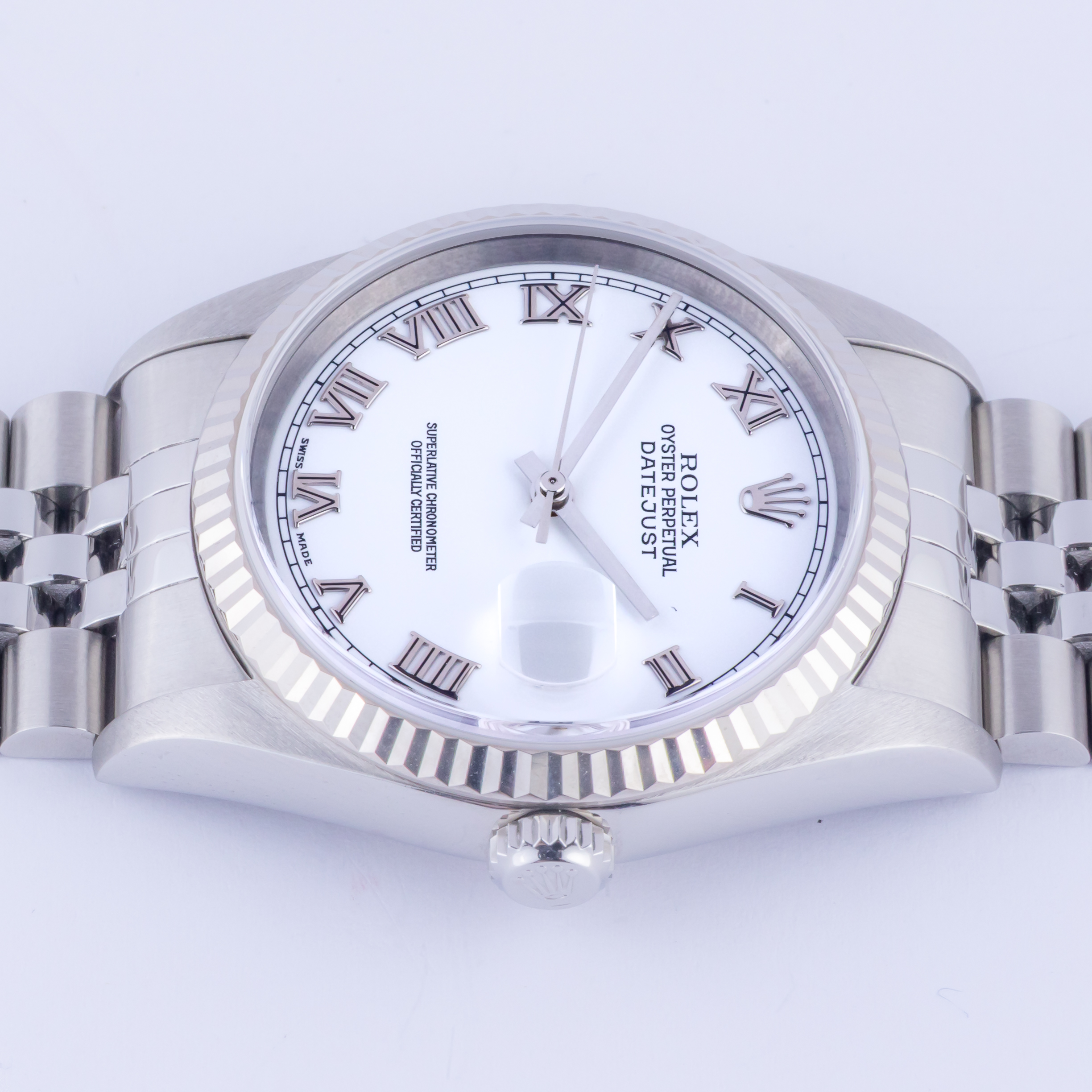 Rolex Oyster Perpetual Datejust White Roman 16234 1997 (Vollständiger Satz) 5 rolex-datejust-16234-108