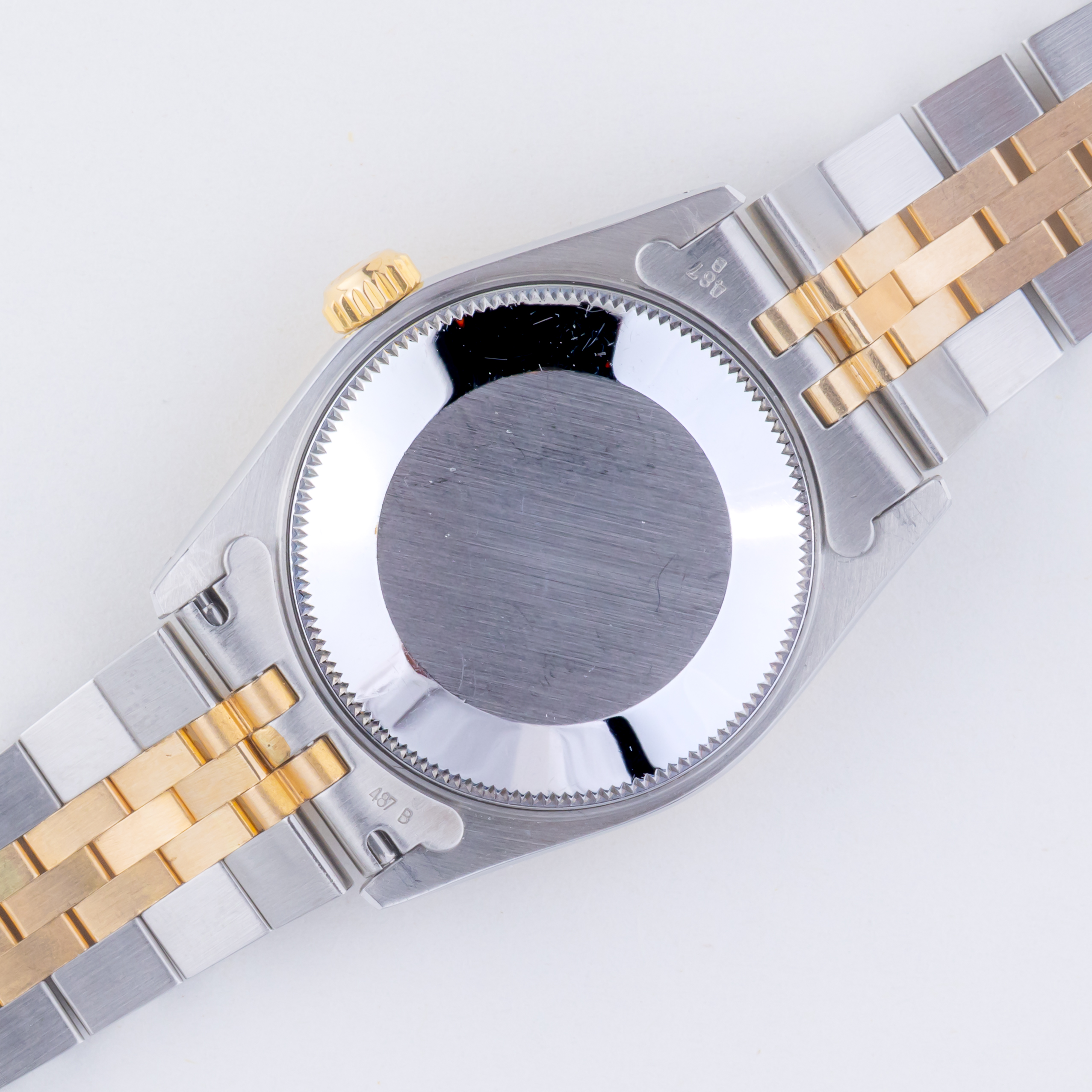 Rolex Oyster Perpetual Datejust Mid-Size Black Logo Diamond 68273 1988 (Vollständiger Satz) 4 rolex-lady-datejust-68273-3