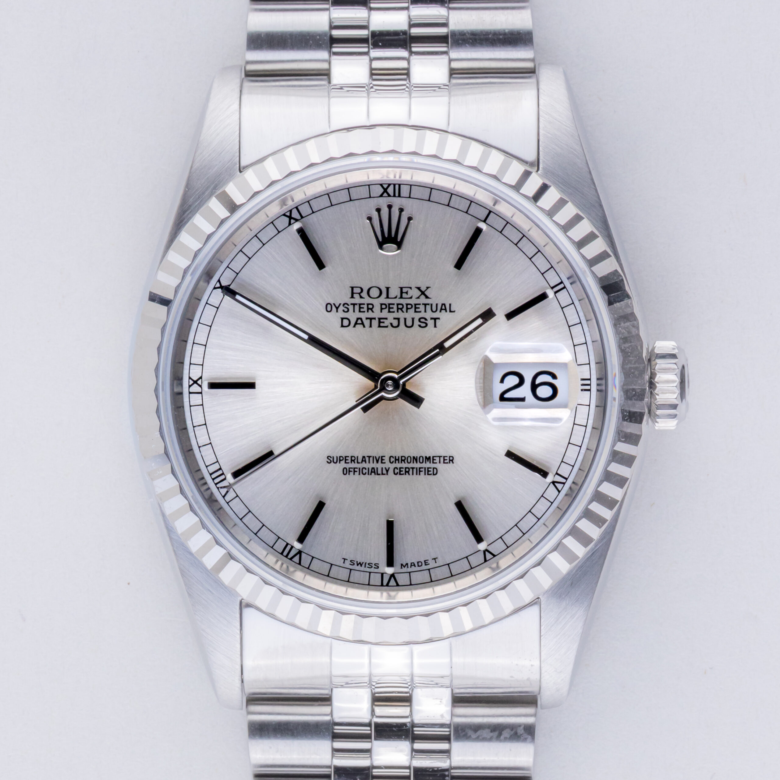 Rolex Oyster Perpetual Datejust Silver 16234 1994 (Full Set) 3 rolex-datejust-16234-126