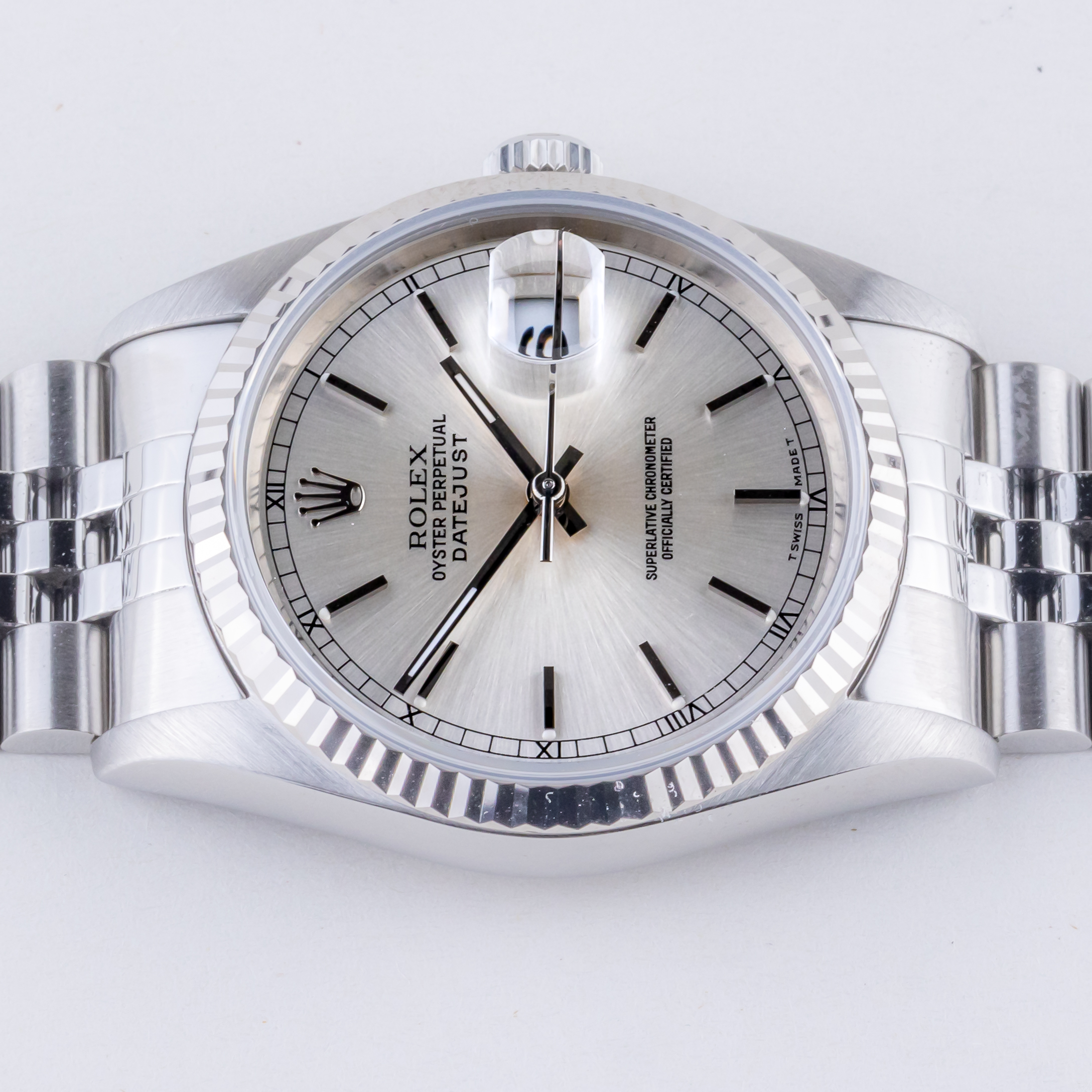Rolex Oyster Perpetual Datejust Silver 16234 1994 (Full Set) 6 rolex-datejust-16234-126