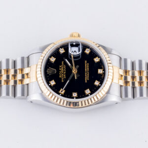 Rolex Datejust Mid-Size Black Diamond 68273 1990 (Full Set) 13 rolex-datejust-68273-20