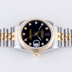 Rolex Datejust Mid-Size Black Diamond 68273 1990 (Full Set) 12 rolex-datejust-68273-20