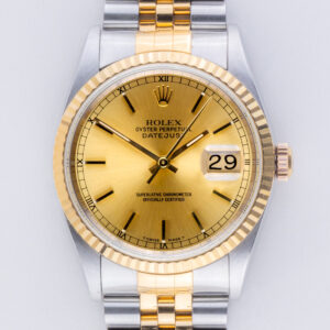 Rolex Oyster Perpetual Datejust Champagne 16233 1997 (Full Set) 10 rolex-datejust-16233-142