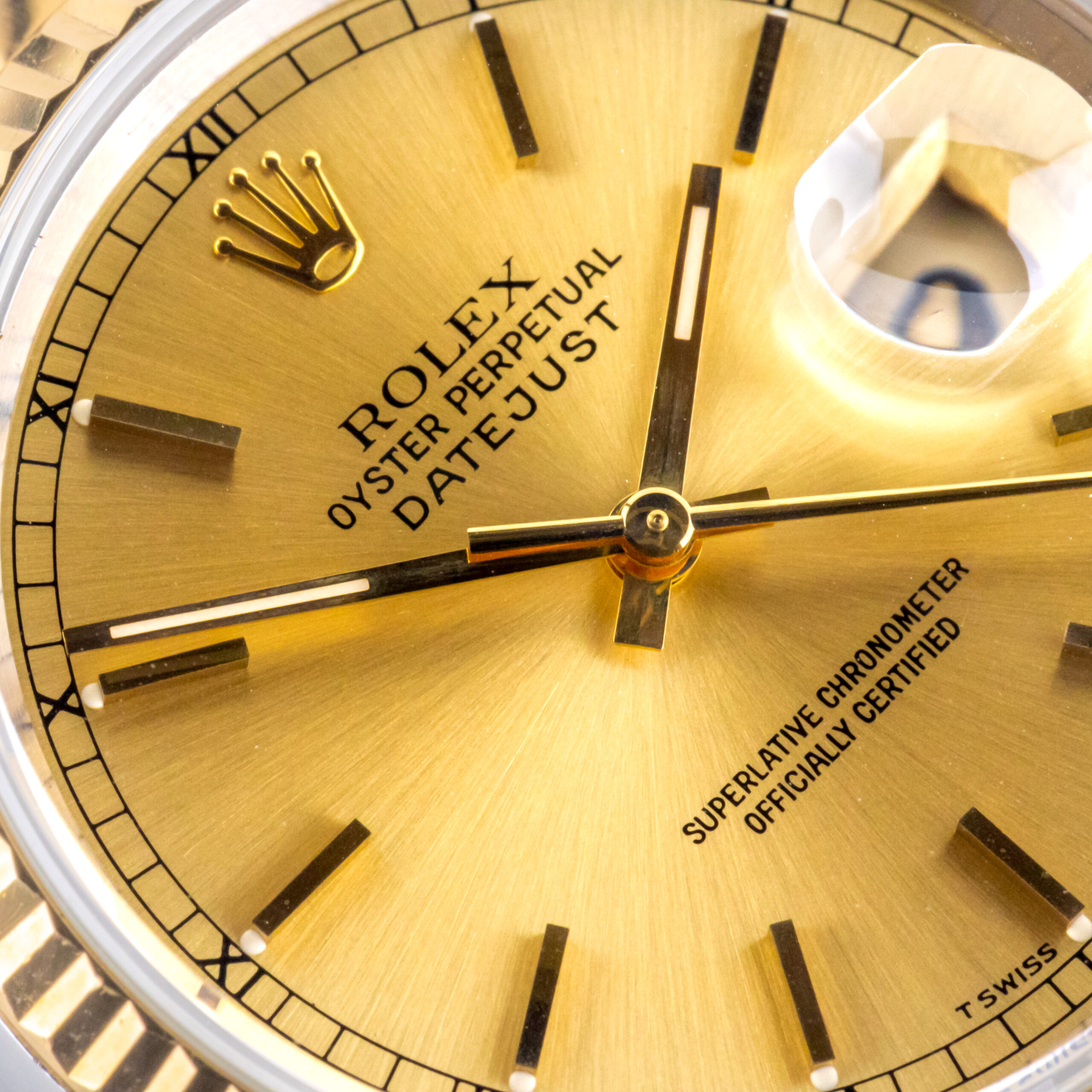 Rolex Oyster Perpetual Datejust Champagne 16233 1997 (Full Set) 2 rolex-datejust-16233-142