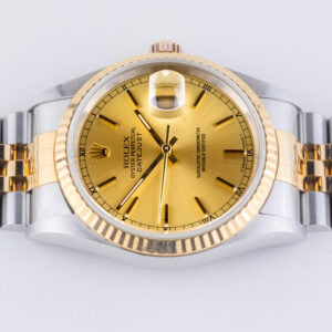 Rolex Oyster Perpetual Datejust Champagne 16233 1997 (Full Set) 12 rolex-datejust-16233-142