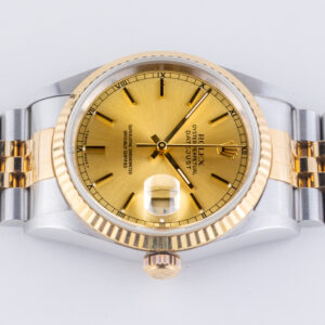 Rolex Oyster Perpetual Datejust Champagne 16233 1997 (Full Set) 13 rolex-datejust-16233-142
