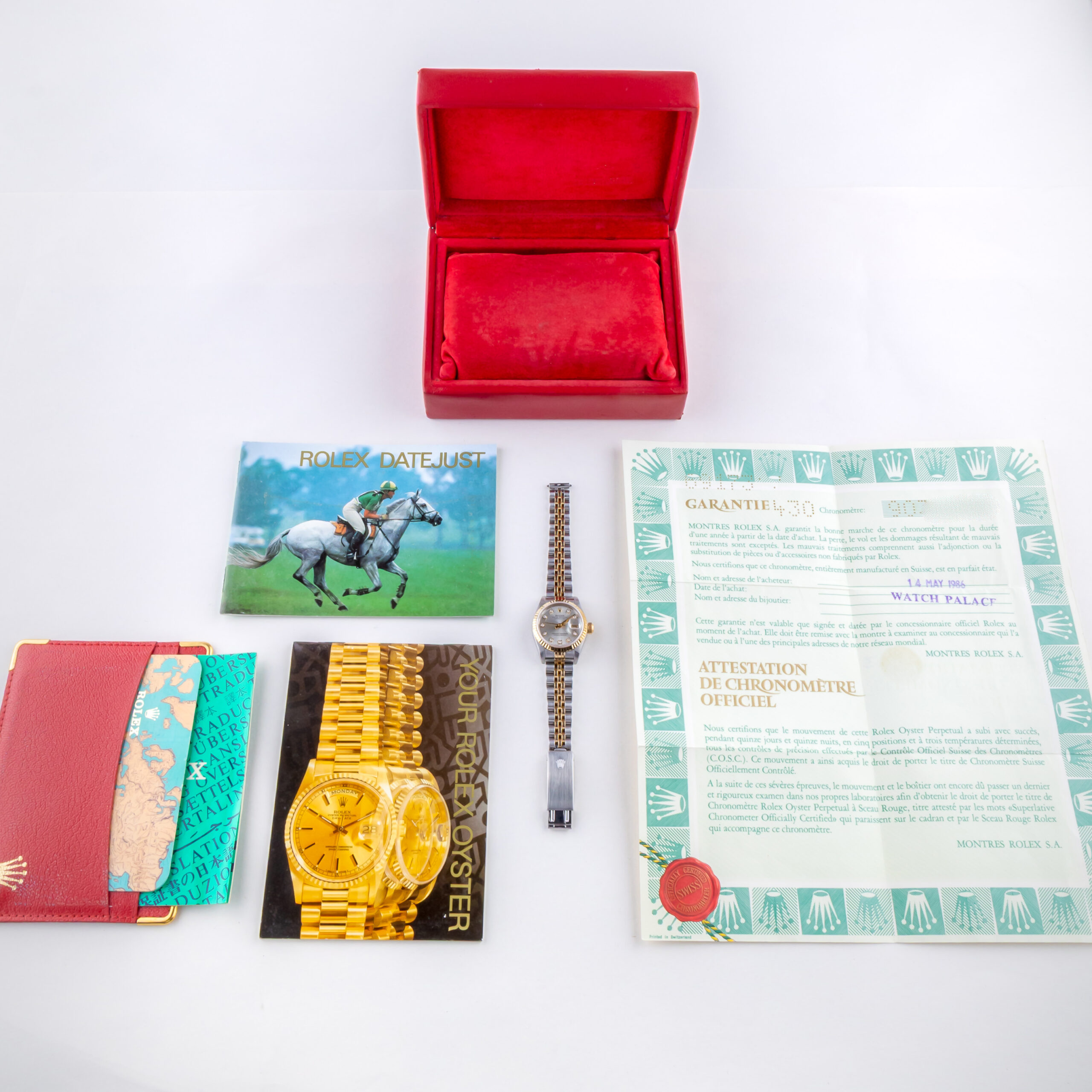 Rolex Lady-Datejust Grey Diamond 69173 1987 (Full Set) 8 Rolex Lady-Datejust Grey Diamond 69173 1987 (Full Set) - Image 8