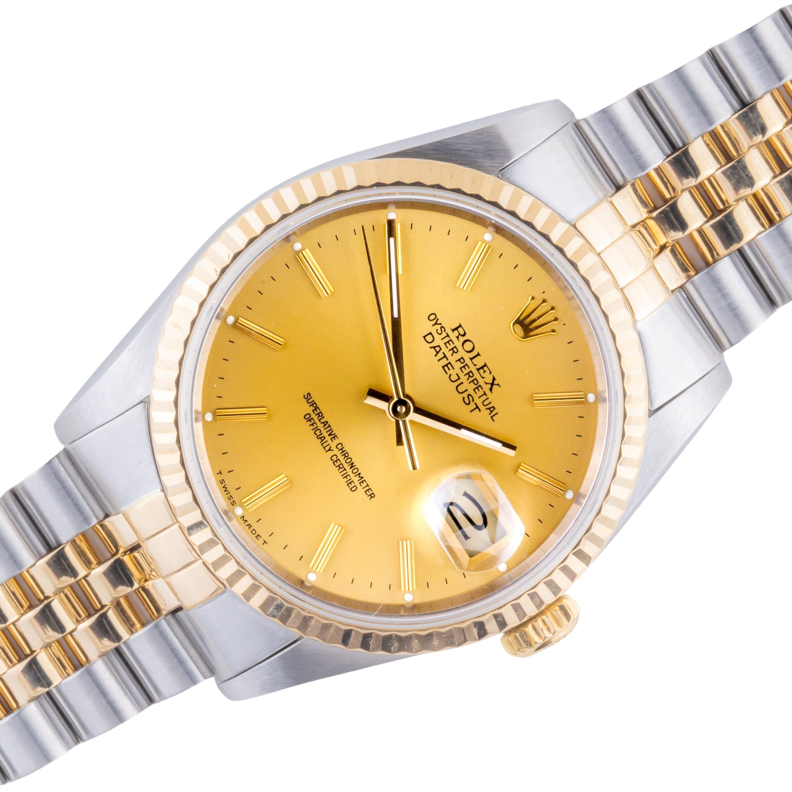 Rolex Oyster Perpetual Datejust Champagne 16233 1993 (Full Set) 1 rolex-datejust-16233-143