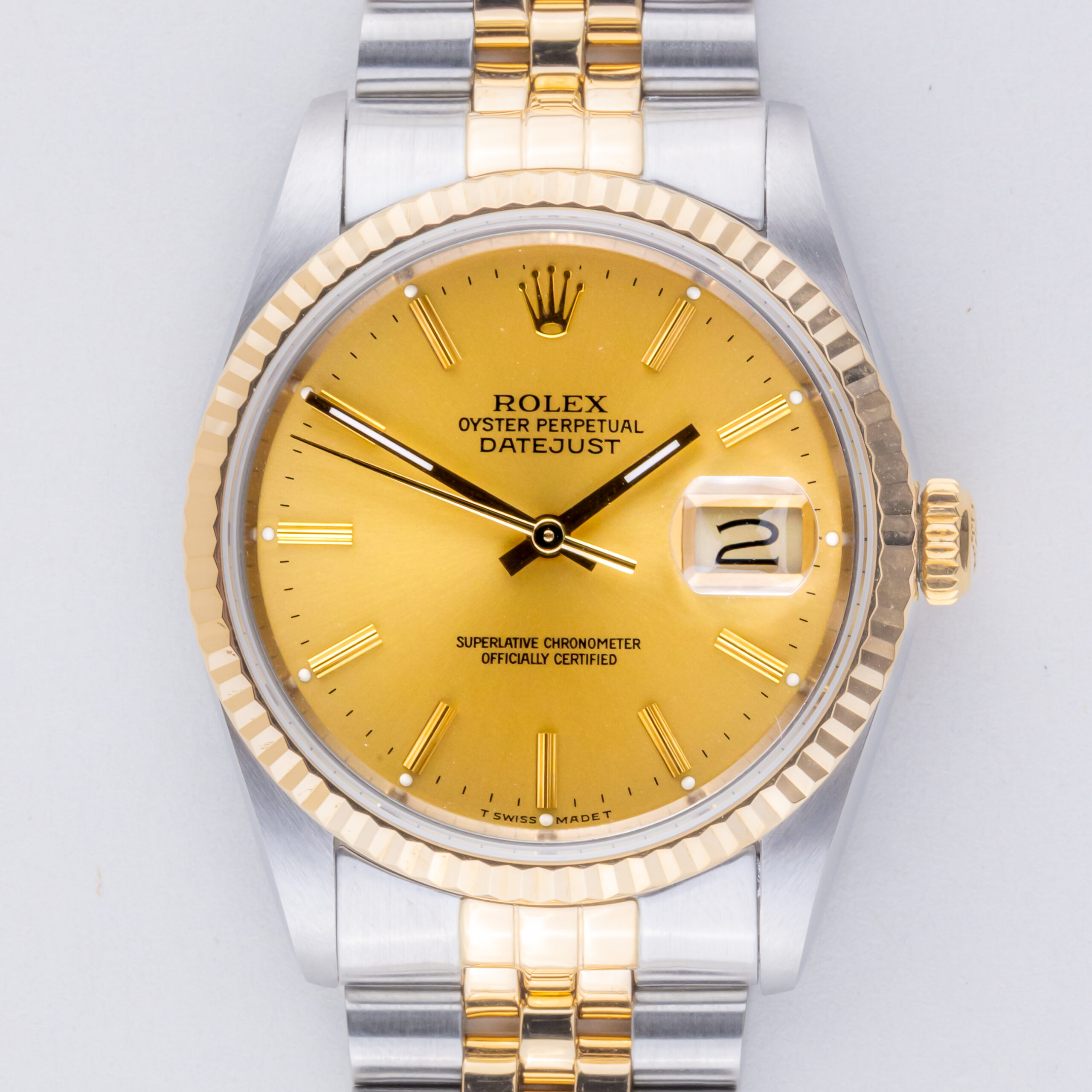 Rolex Oyster Perpetual Datejust Champagne 16233 1993 (Full Set) 3 rolex-datejust-16233-143