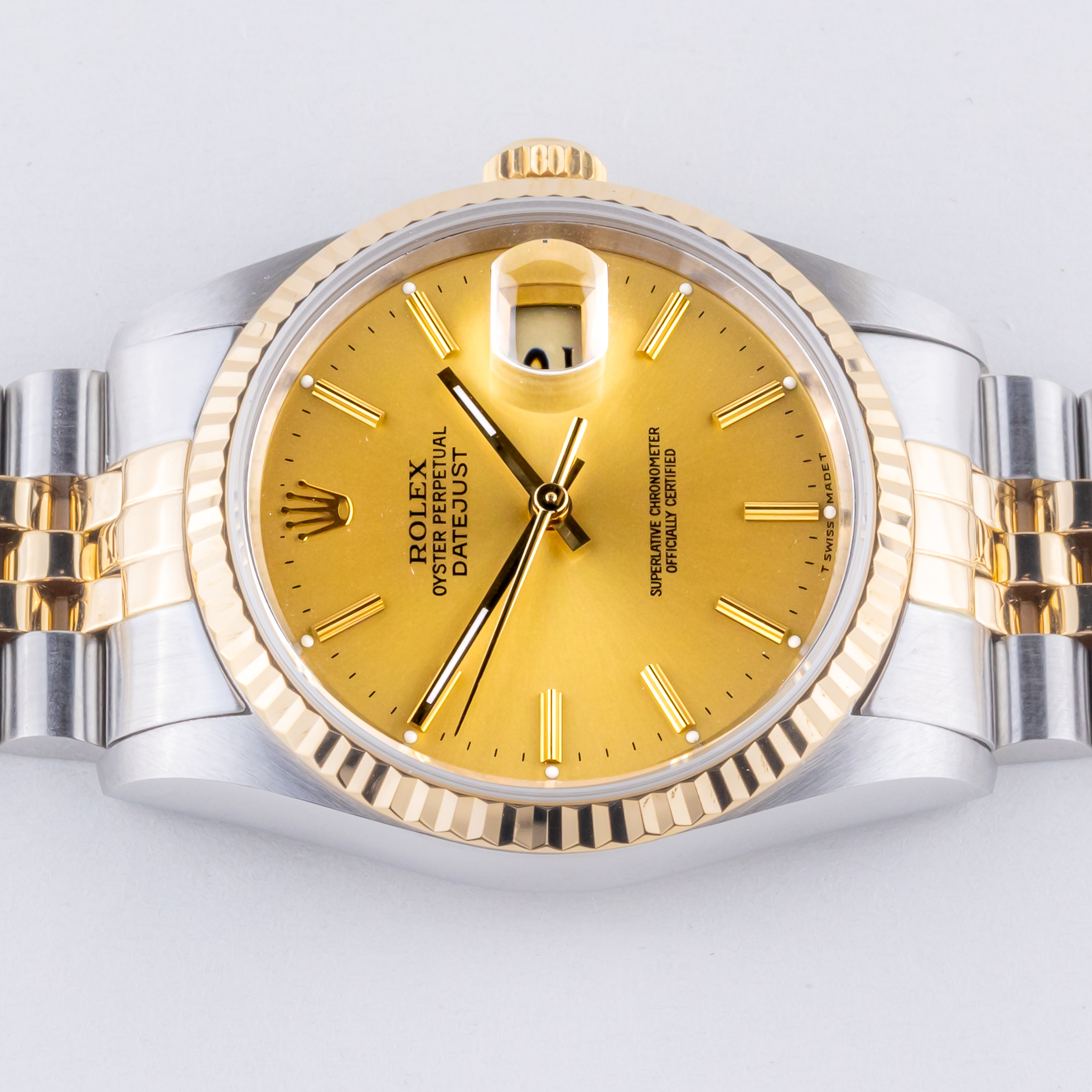 Rolex Oyster Perpetual Datejust Champagne 16233 1993 (Full Set) 5 rolex-datejust-16233-143