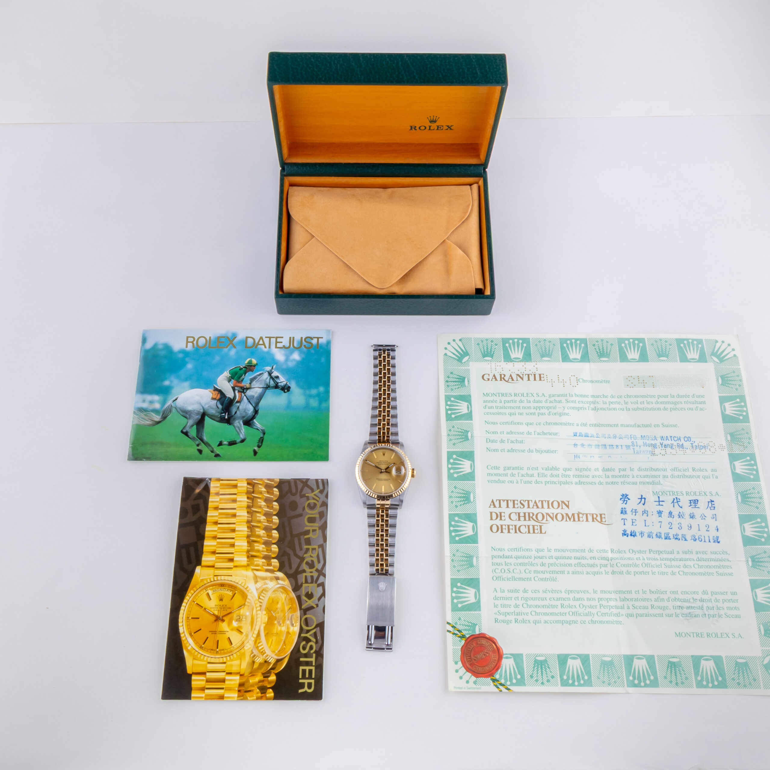 Rolex Oyster Perpetual Datejust Champagne 16233 1993 (Full Set) 8 Rolex Oyster Perpetual Datejust Champagne 16233 1993 (Full Set) - Image 8
