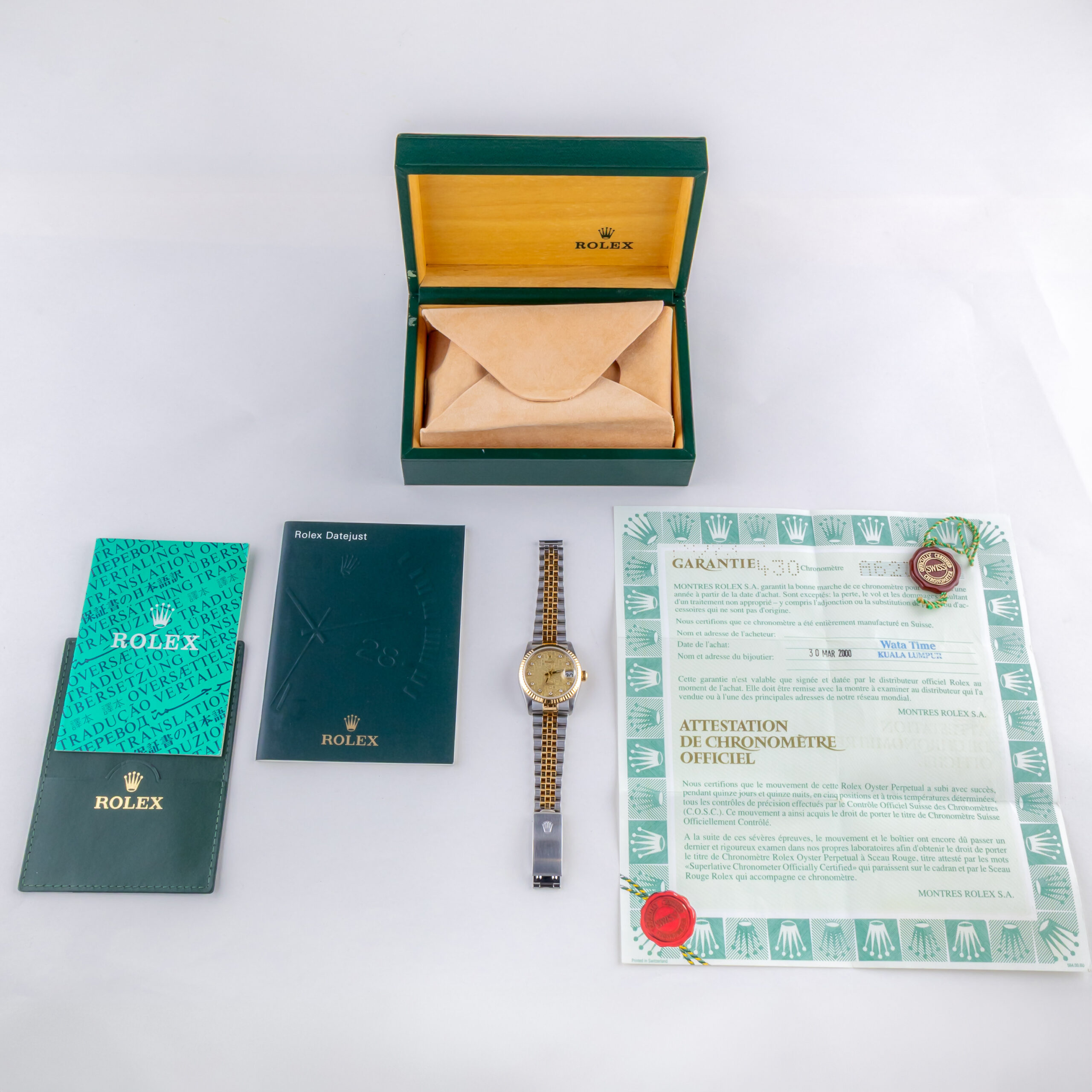 Rolex Lady-Datejust Champagne Diamond 78273 1999 (Vollständiger Satz) 8 rolex-lady-datejust-78273-3