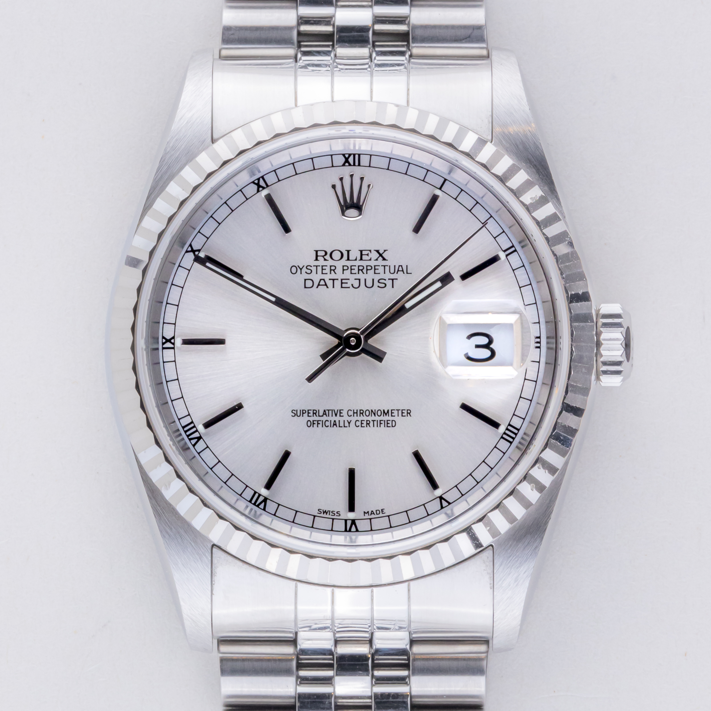 Rolex Oyster Perpetual Datejust Silver 16234 2001 (Full Set) 3 rolex-datejust-16234-133