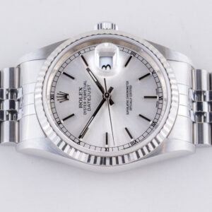 Rolex Oyster Perpetual Datejust Silver 16234 2001 (Full Set) 12 rolex-datejust-16234-133