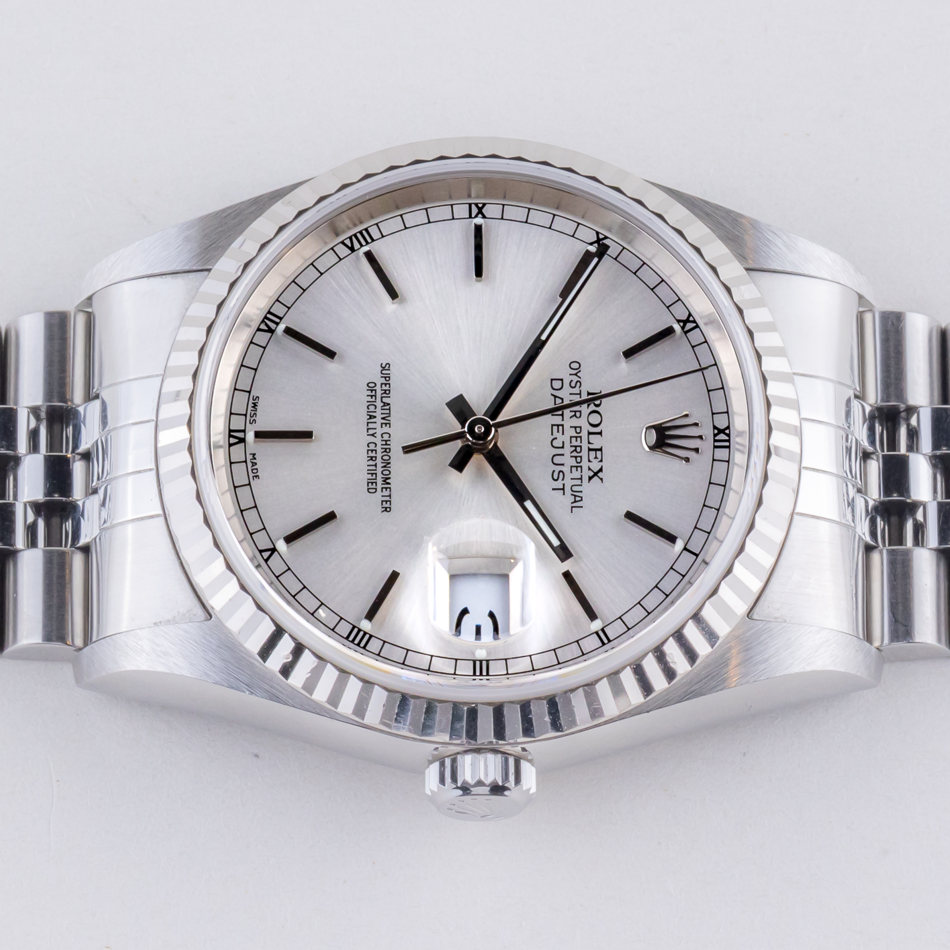 Rolex Oyster Perpetual Datejust Silver 16234 2001 (Full Set) 6 rolex-datejust-16234-133