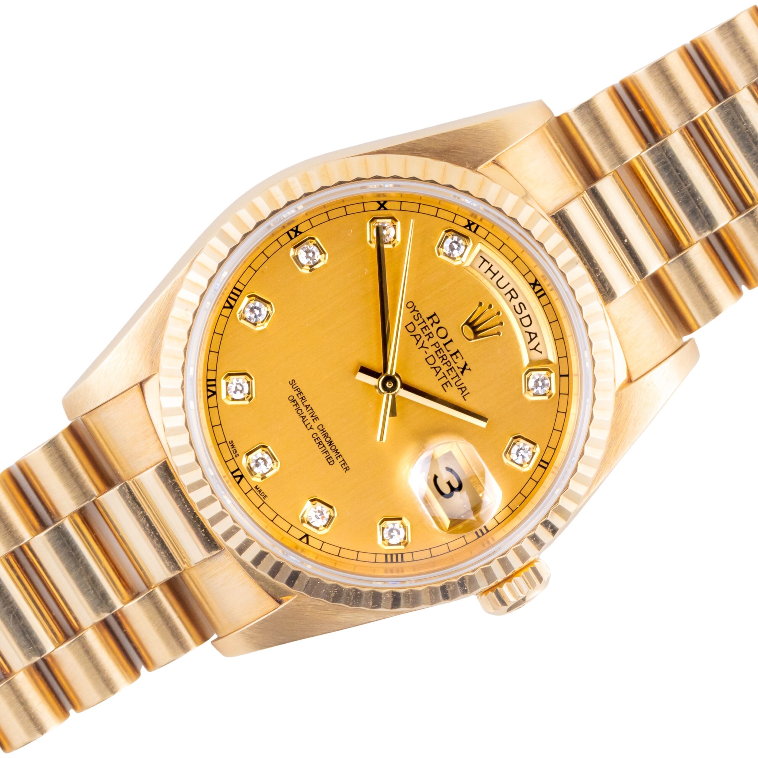 Rolex Day-Date Champagne Shantung 18238 1991 1 rolex-day-date-18238-41