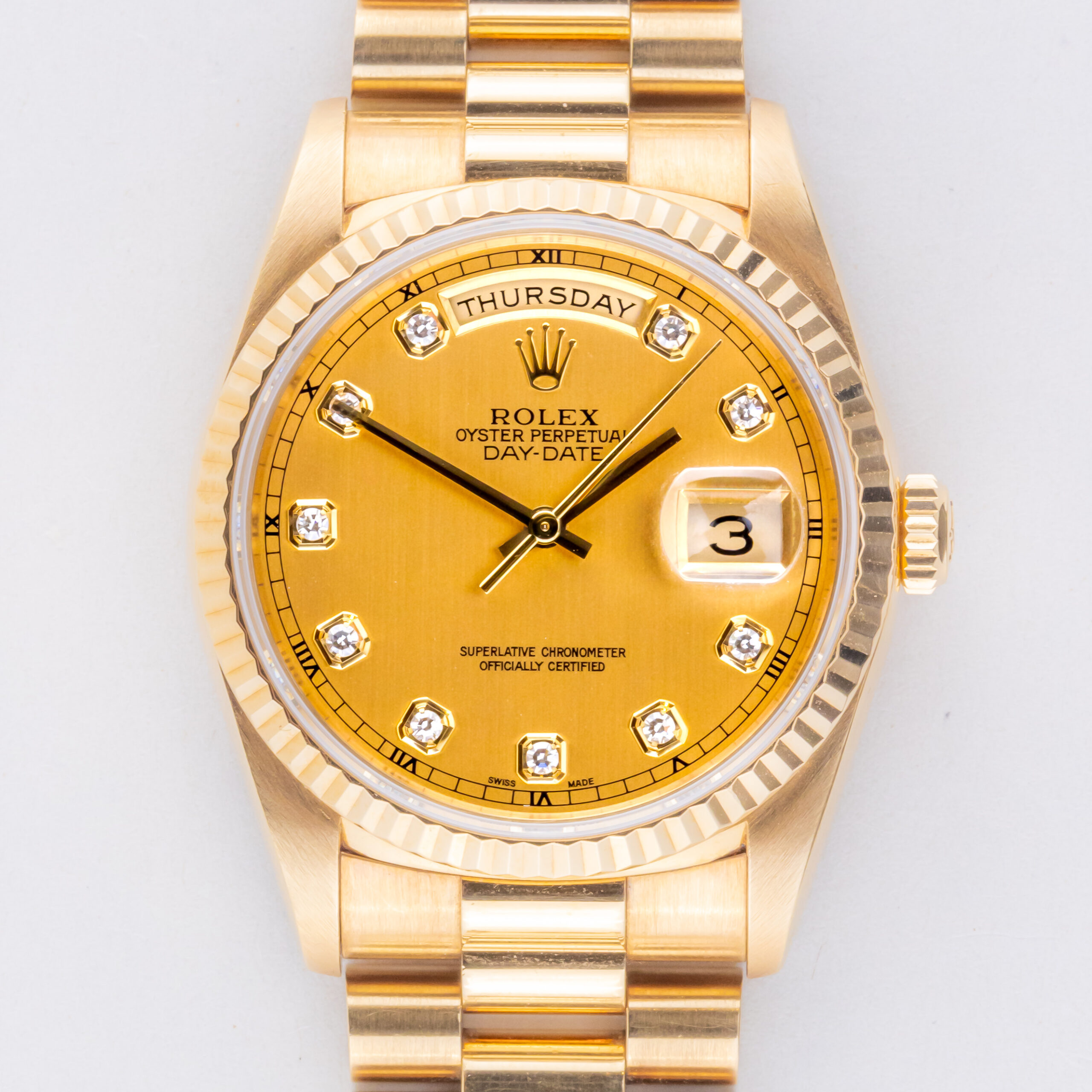 Rolex Day-Date Champagne Shantung 18238 1991 3 rolex-day-date-18238-41