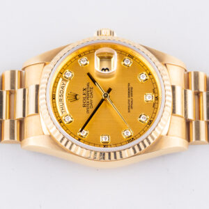 Rolex Day-Date Champagne Shantung 18238 1991 11 rolex-day-date-18238-41