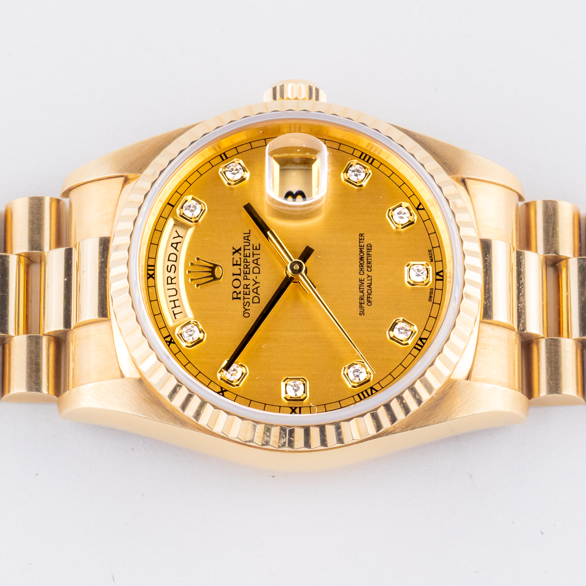 Rolex Day-Date Champagne Shantung 18238 1991 5 rolex-day-date-18238-41